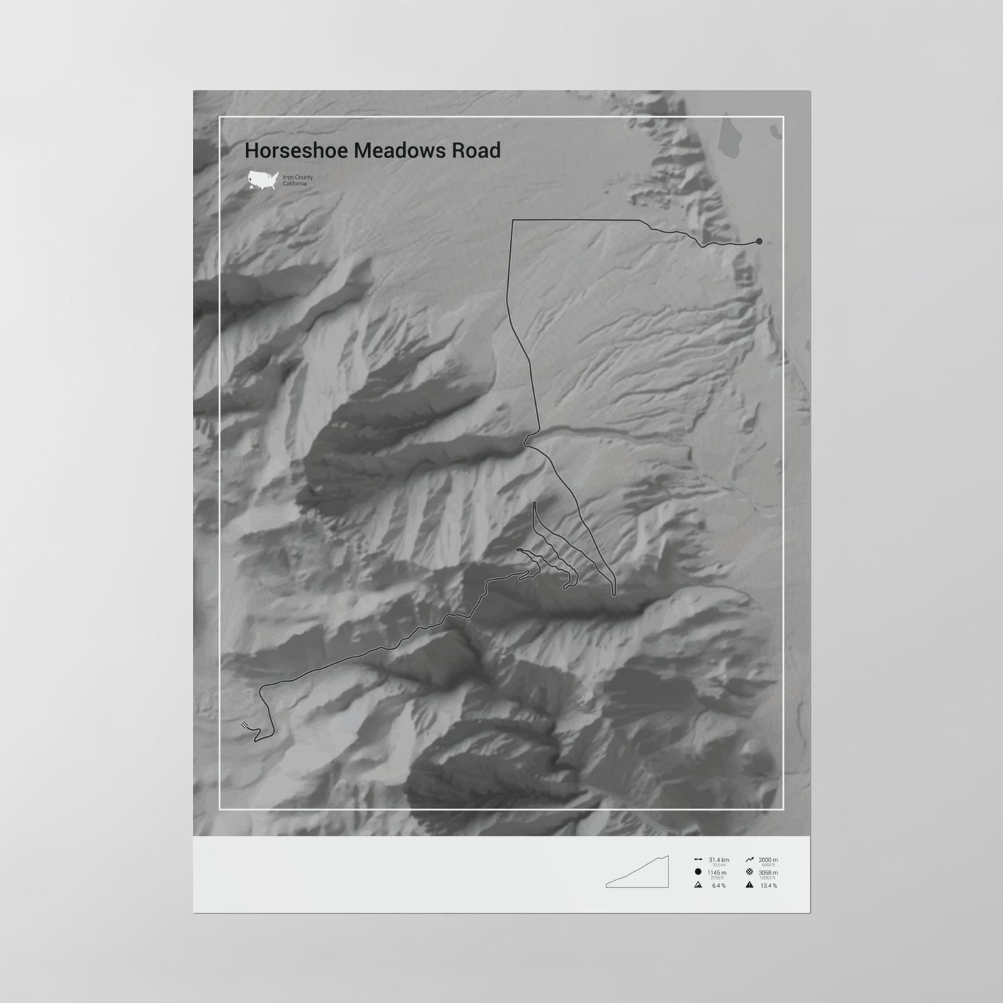 Horseshoe Meadows Road poster