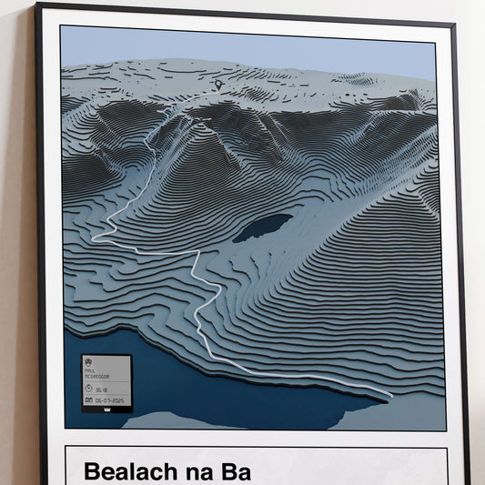 Bealach na Ba personalized poster
