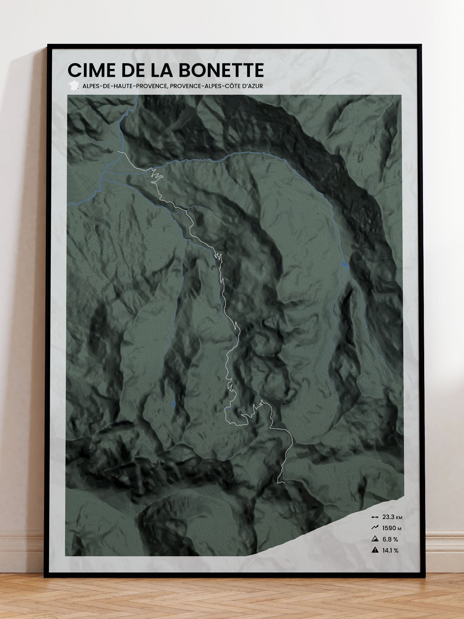 Cime de la Bonette poster