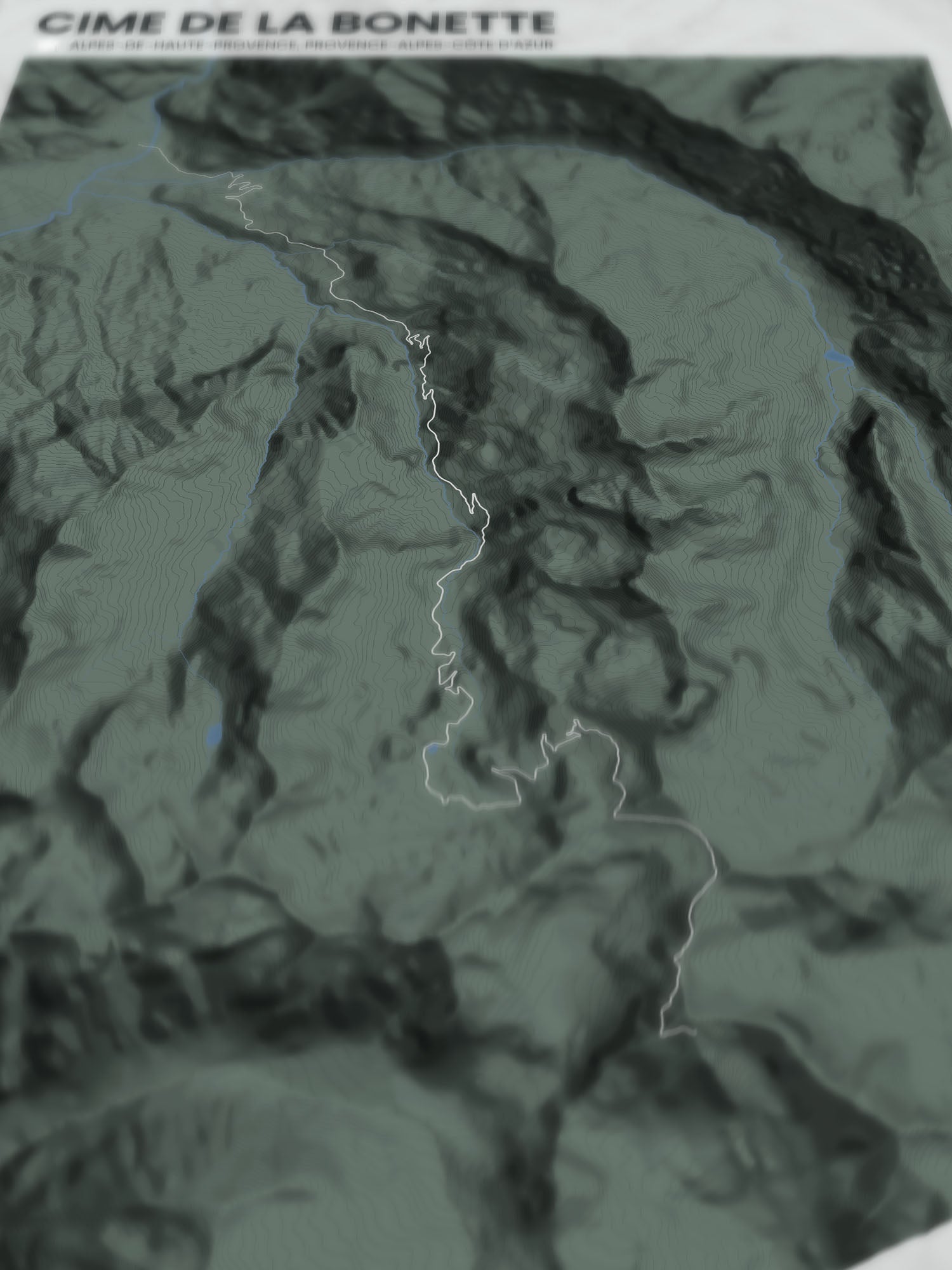 Cime de la Bonette poster