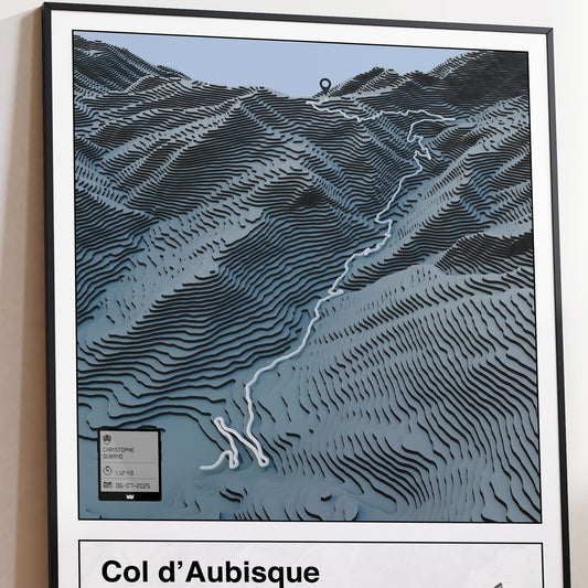 Col d'Aubisque personalized poster