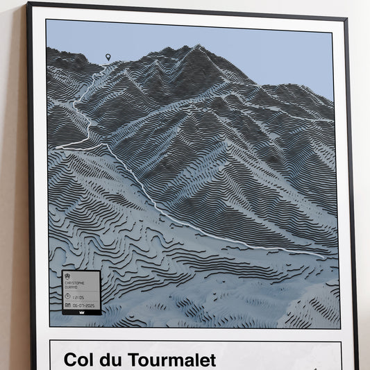 Col du Tourmalet personalized poster