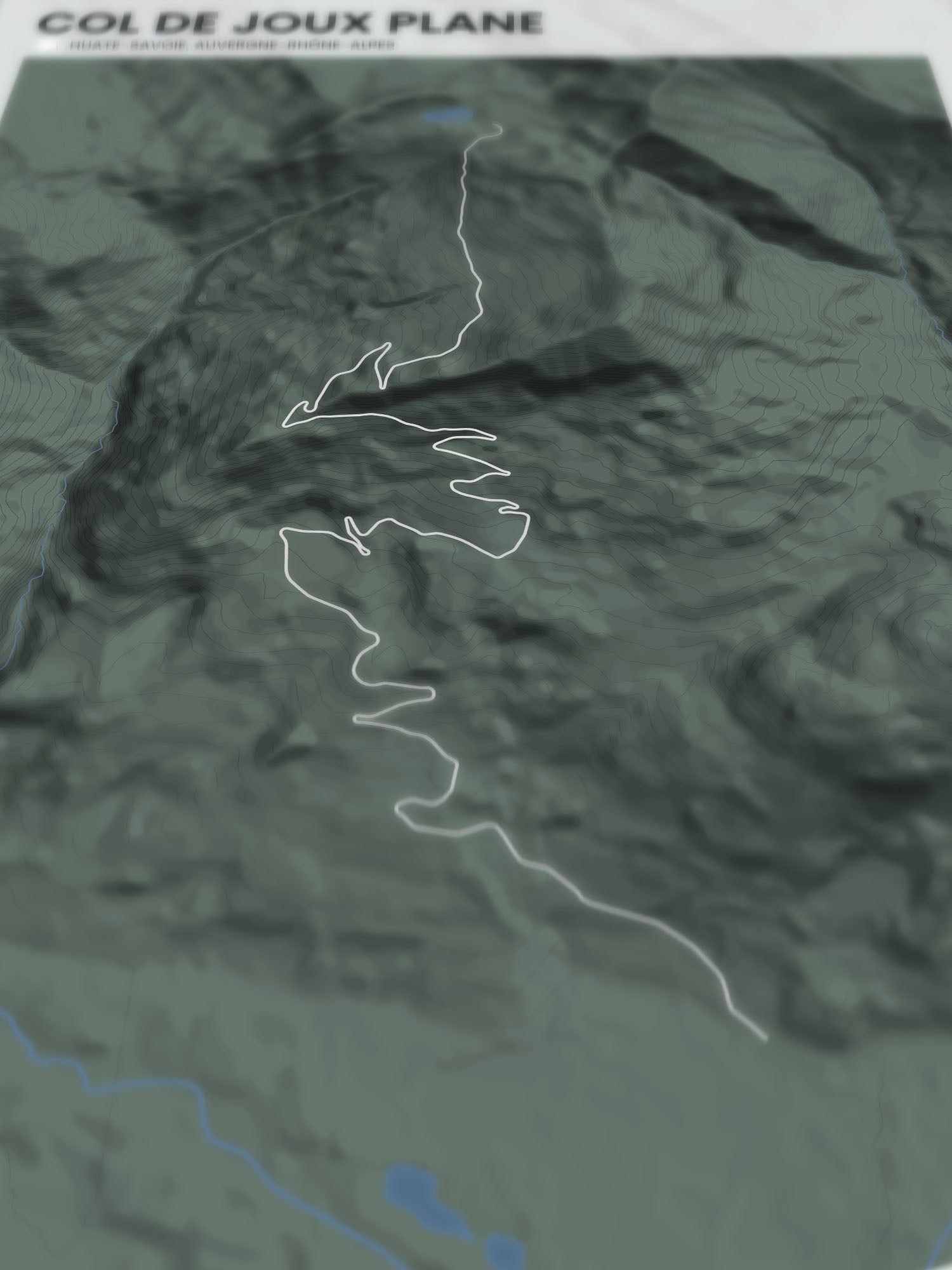 Col de Joux Plane poster