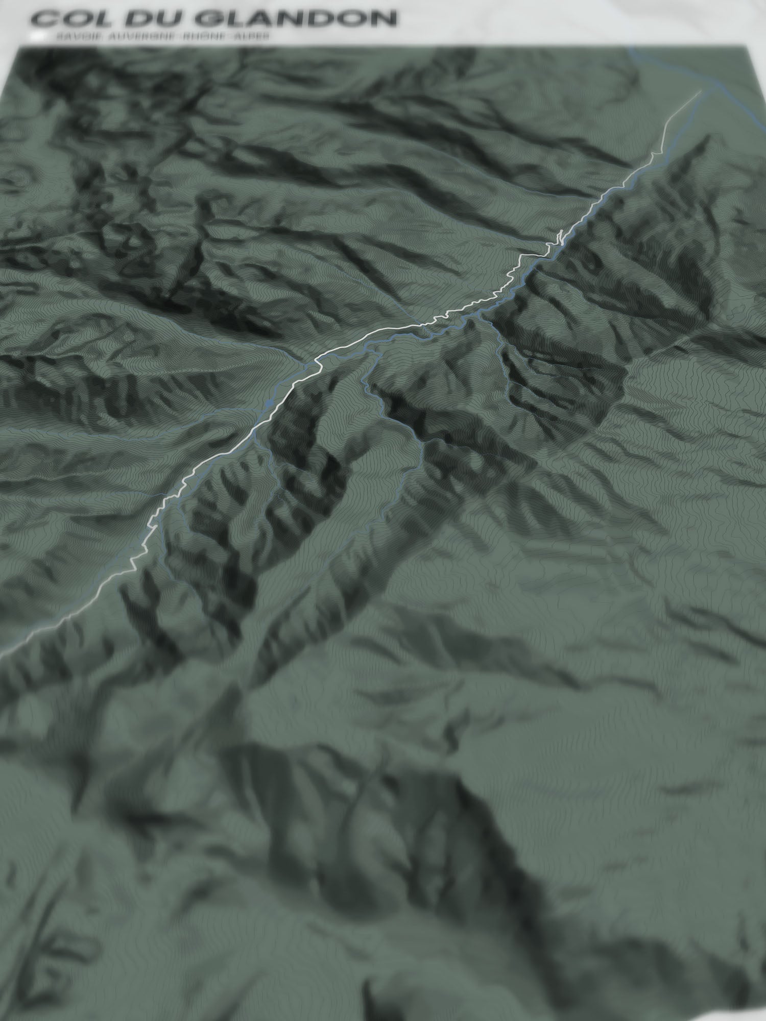 Col du Glandon poster