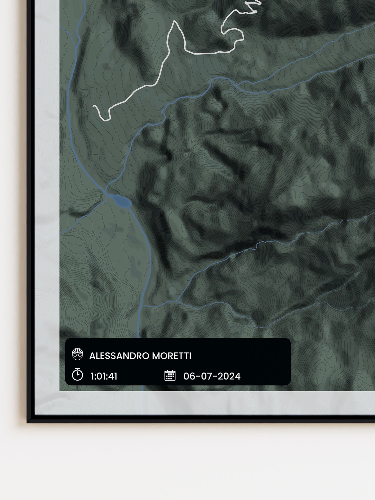 Monte Zoncolan personalized poster