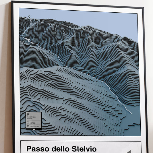 Passo dello Stelvio personalized poster