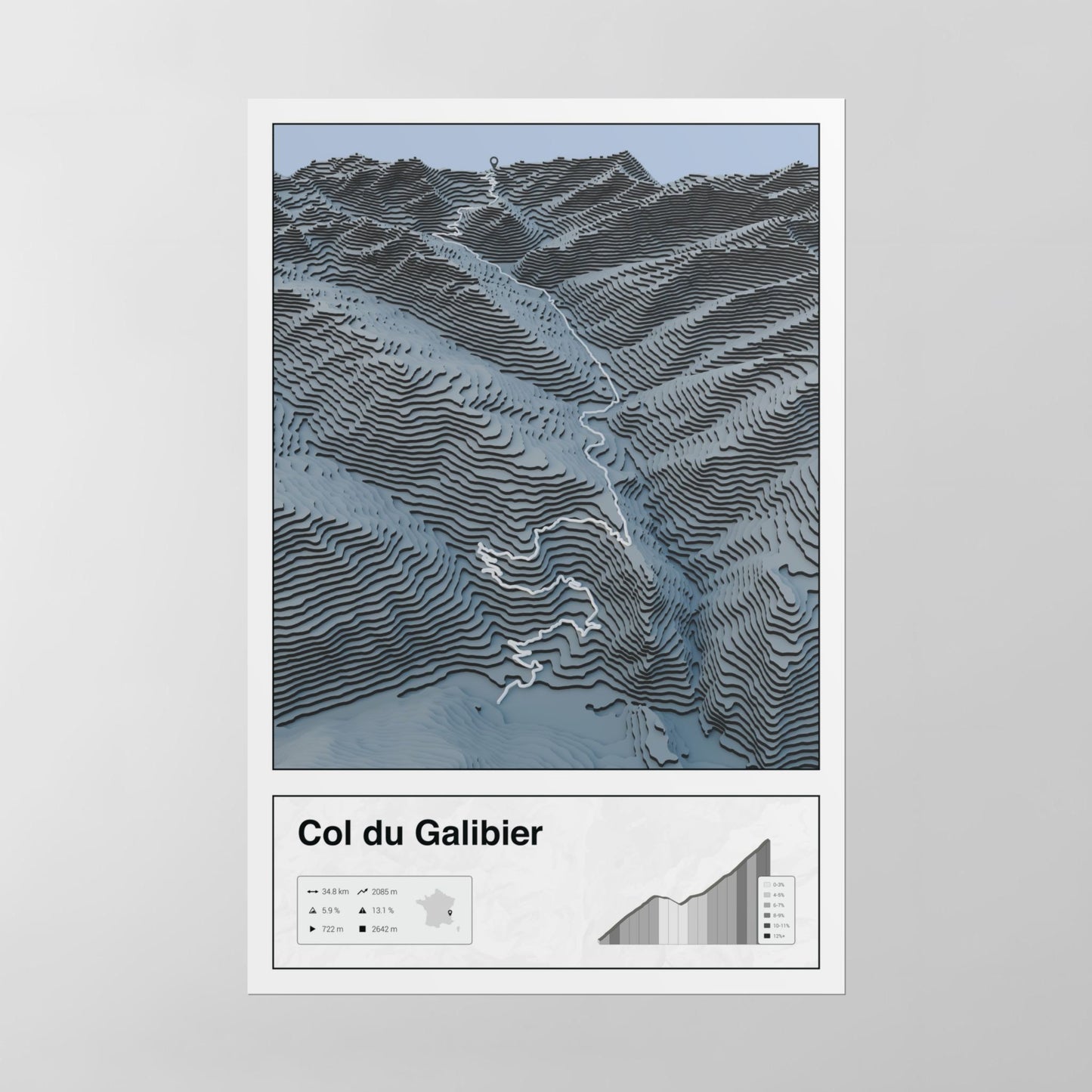 Col du Galibier poster