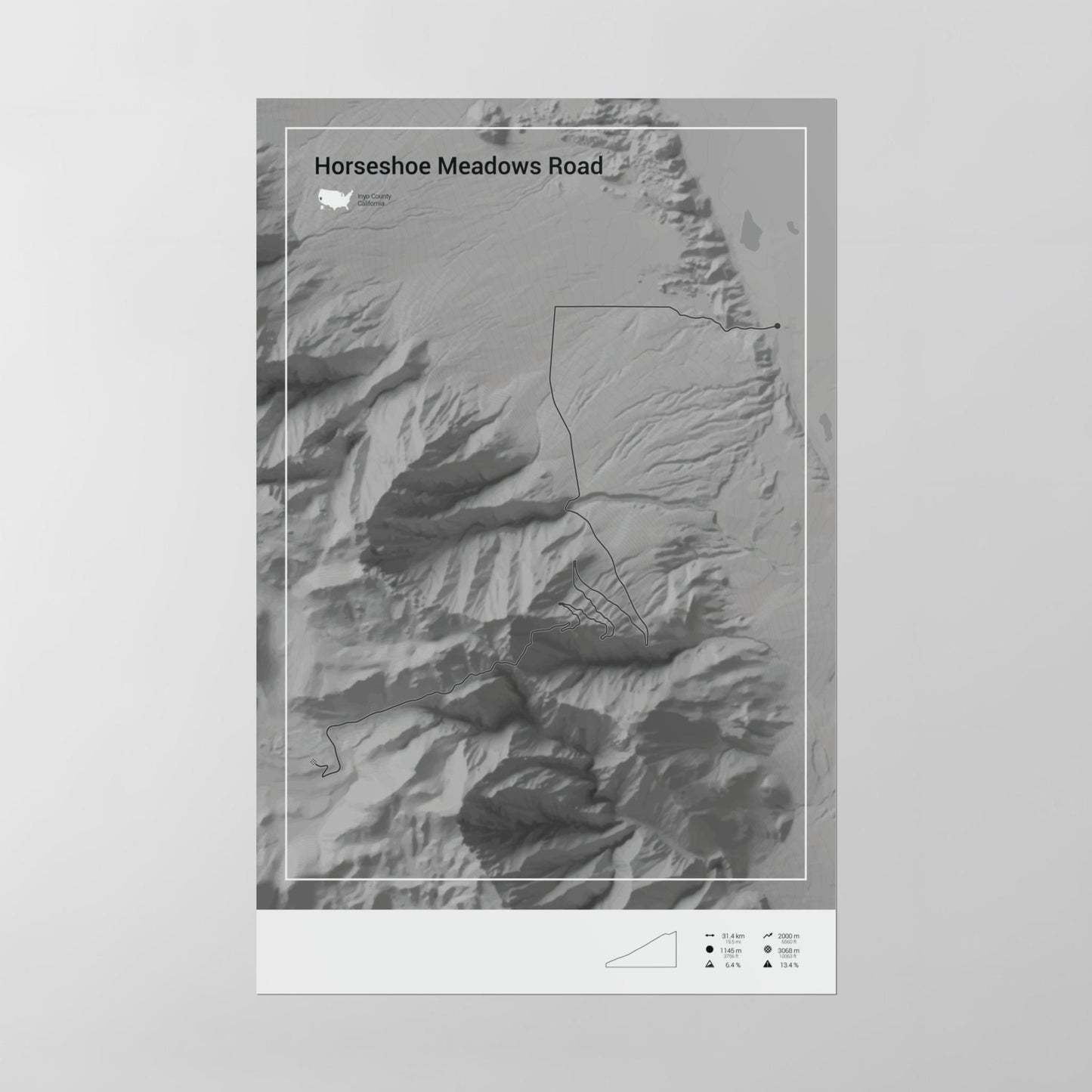Horseshoe Meadows Road poster