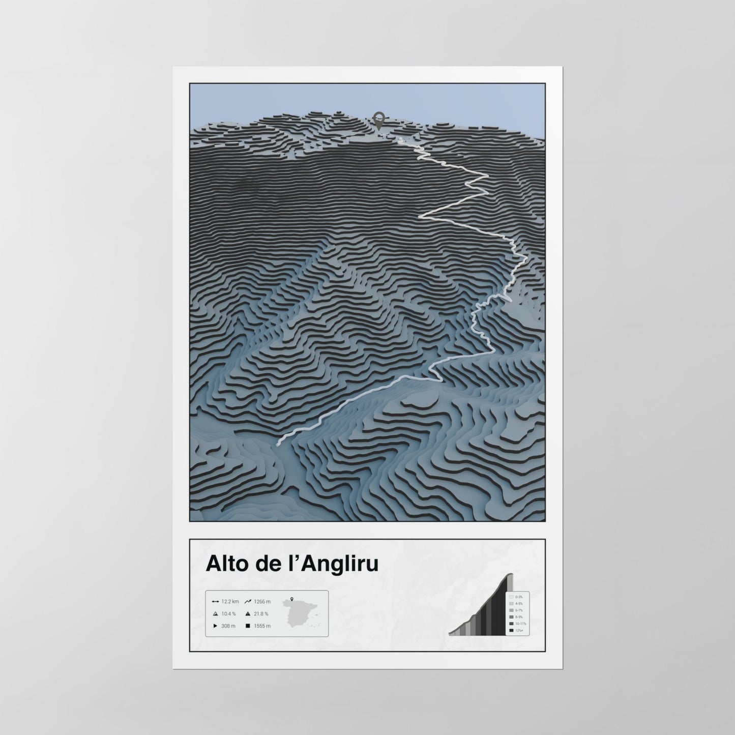 Alto de l'Angliru poster