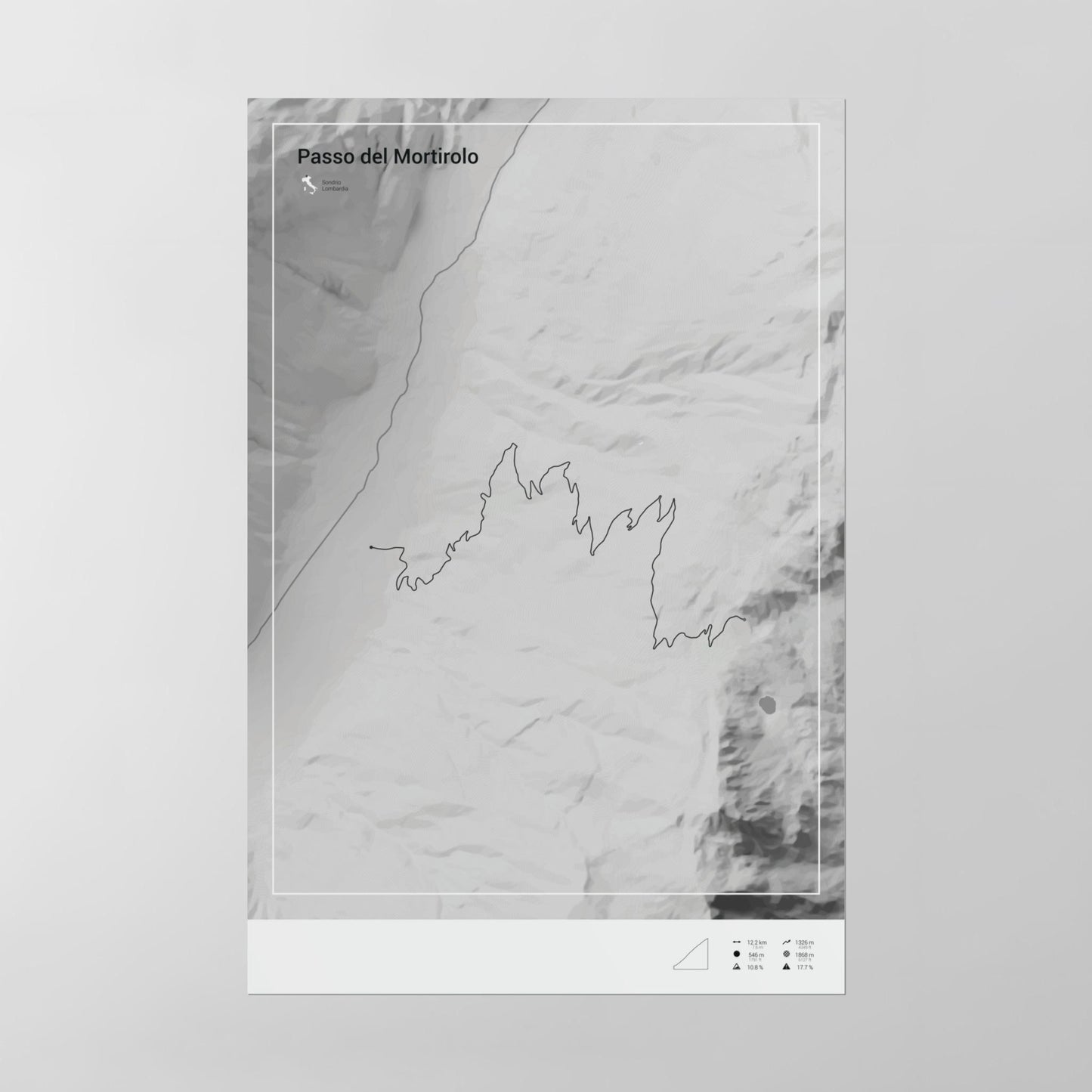 Passo del Mortirolo poster