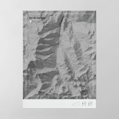 Col du Galibier poster
