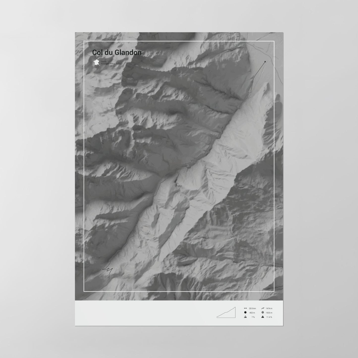 Col du Glandon poster