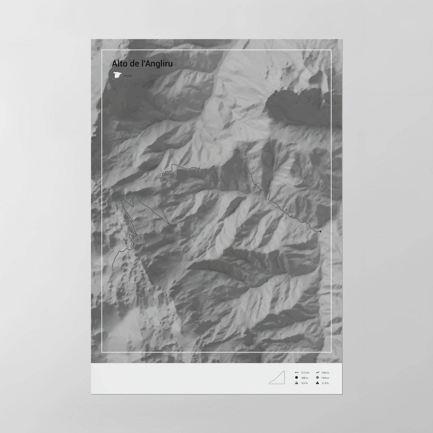 Alto de l'Angliru poster