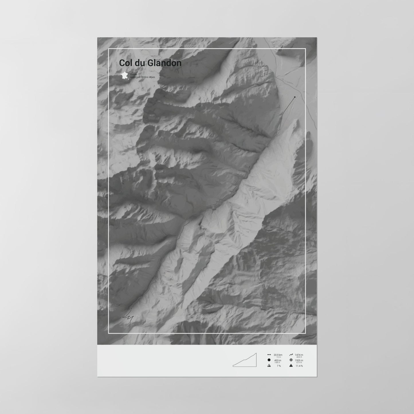 Col du Glandon poster