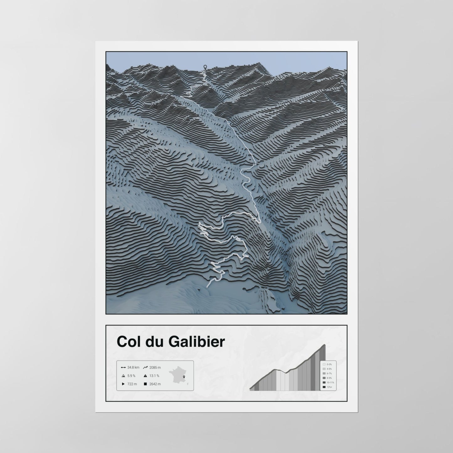 Col du Galibier poster