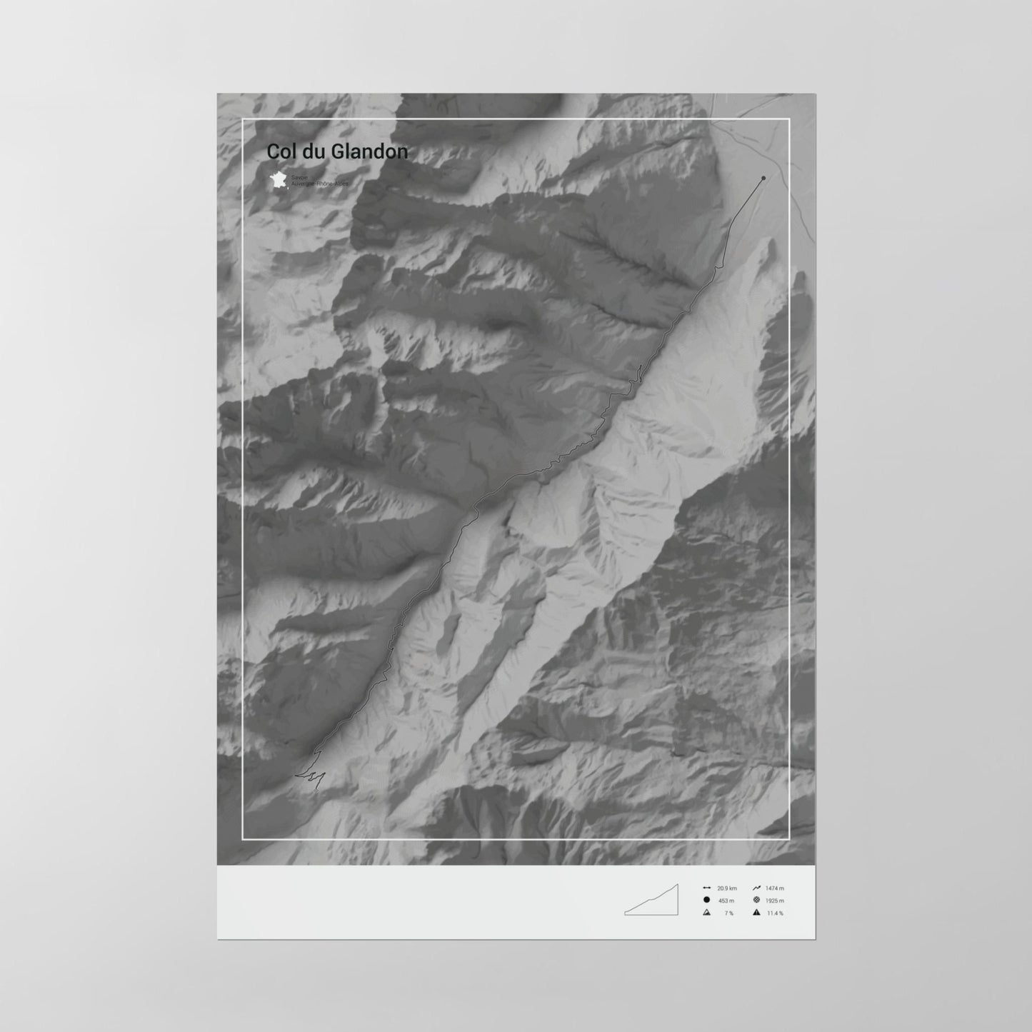 Col du Glandon poster