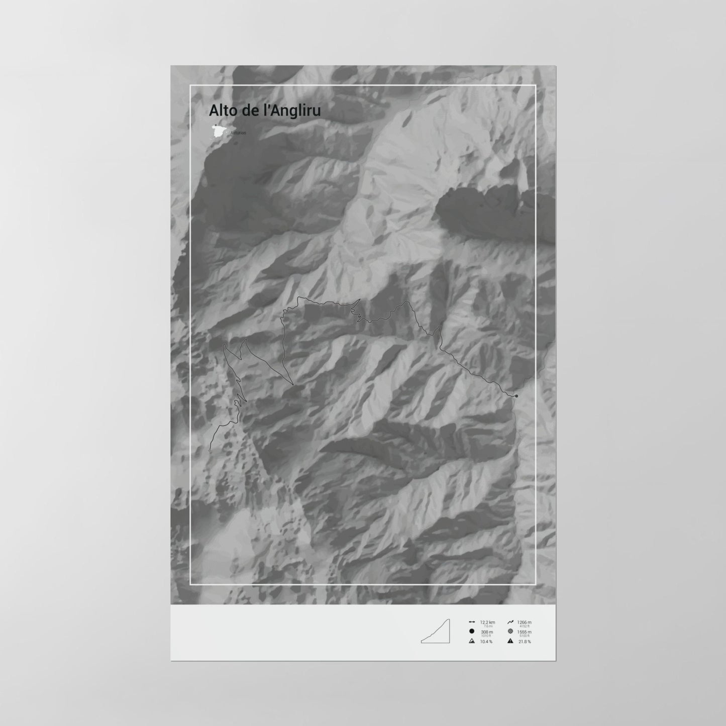 Alto de l'Angliru poster