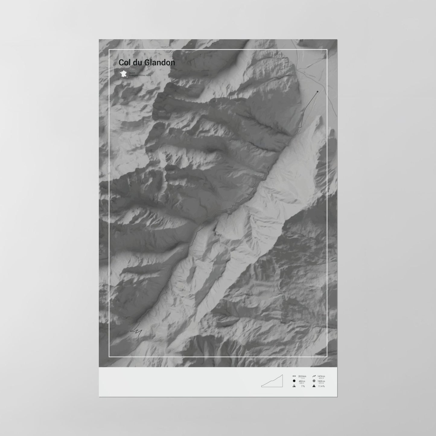Col du Glandon poster