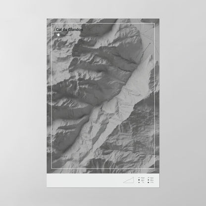Col du Glandon poster