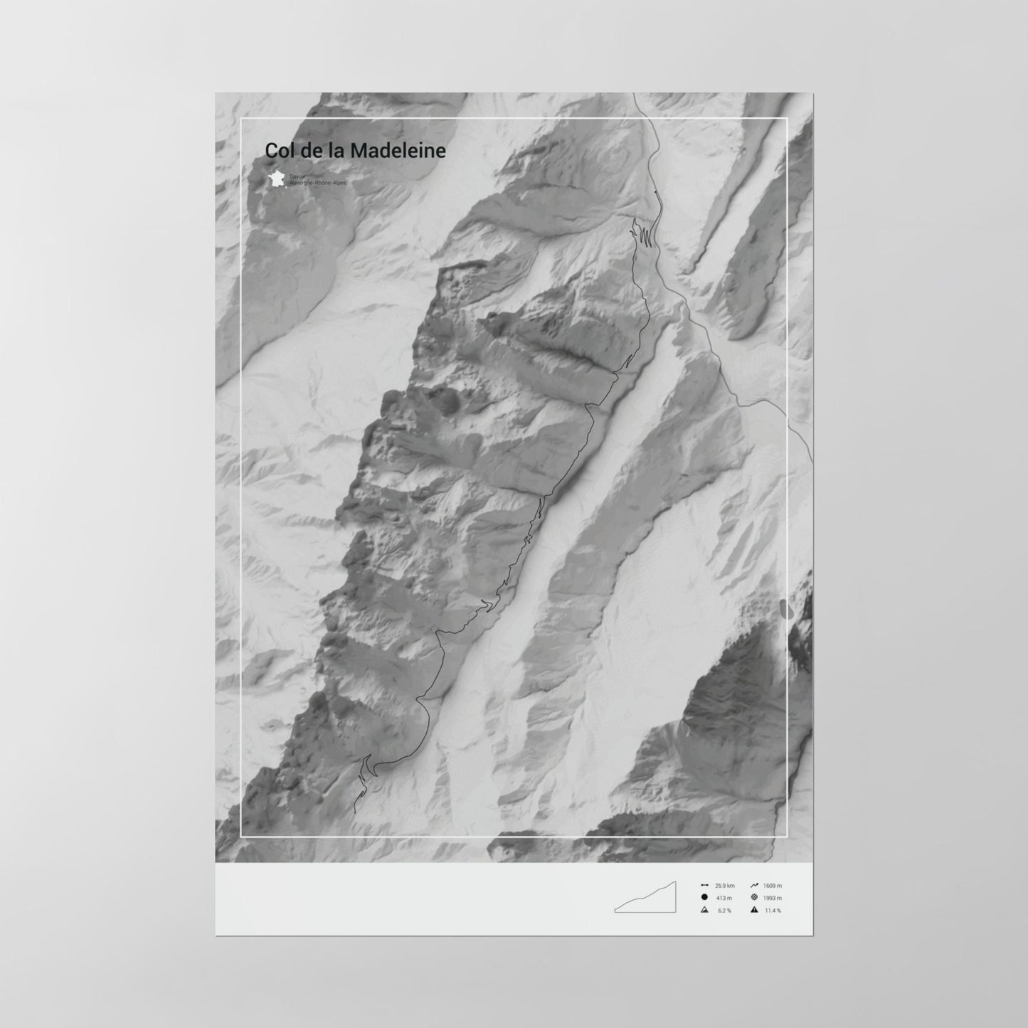 Col de la Madeleine poster