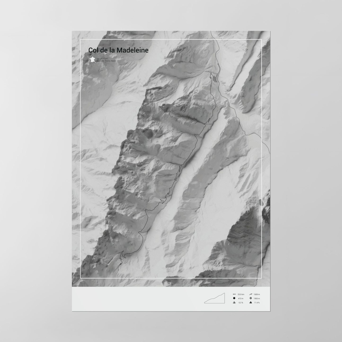 Col de la Madeleine poster