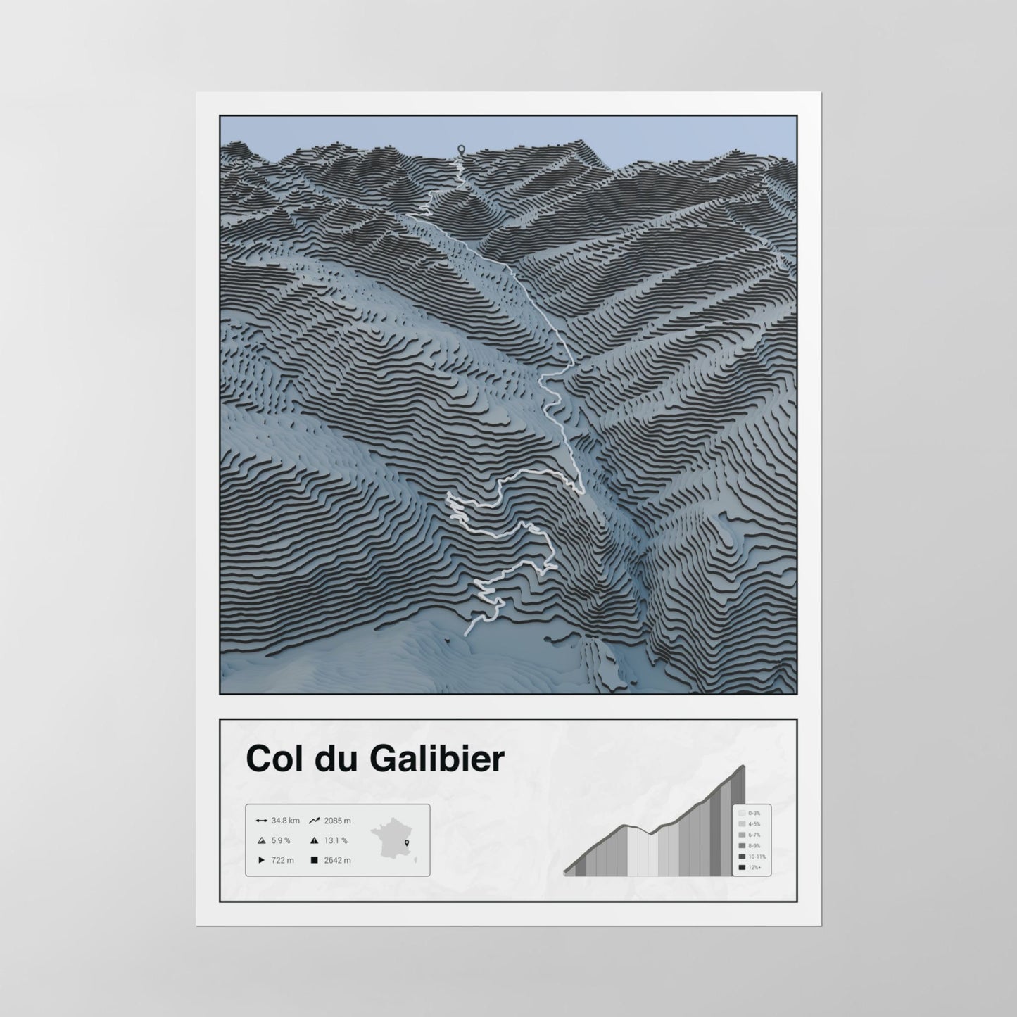 Col du Galibier poster