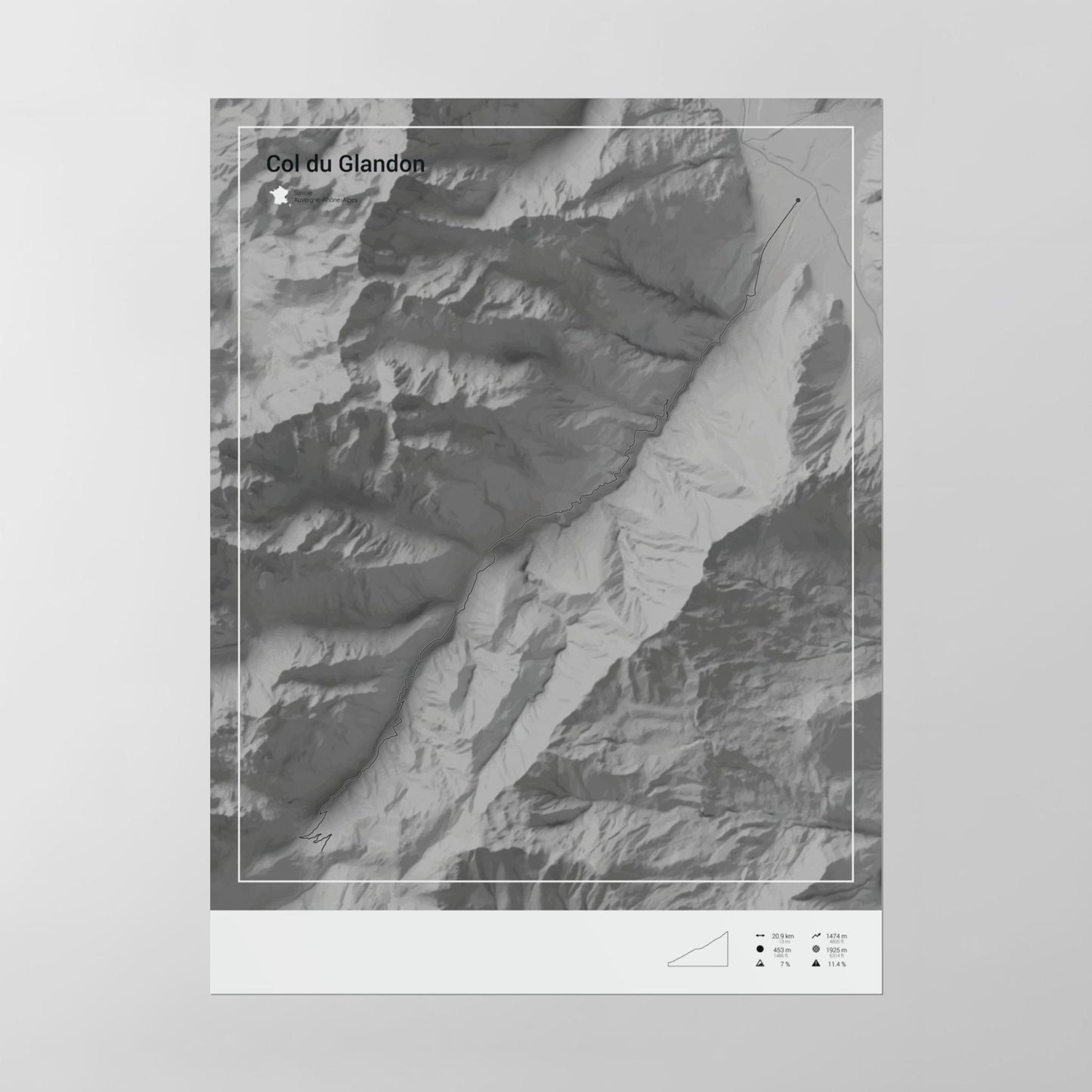 Col du Glandon poster
