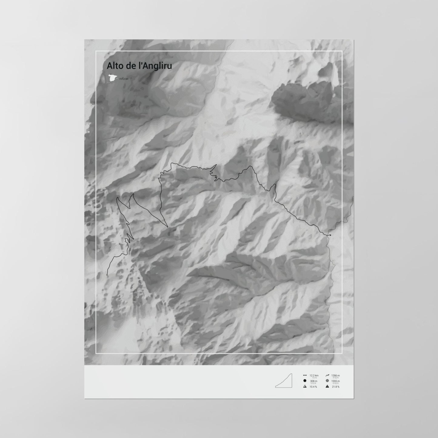 Alto de l'Angliru poster