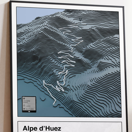 Alpe d'Huez personalized poster