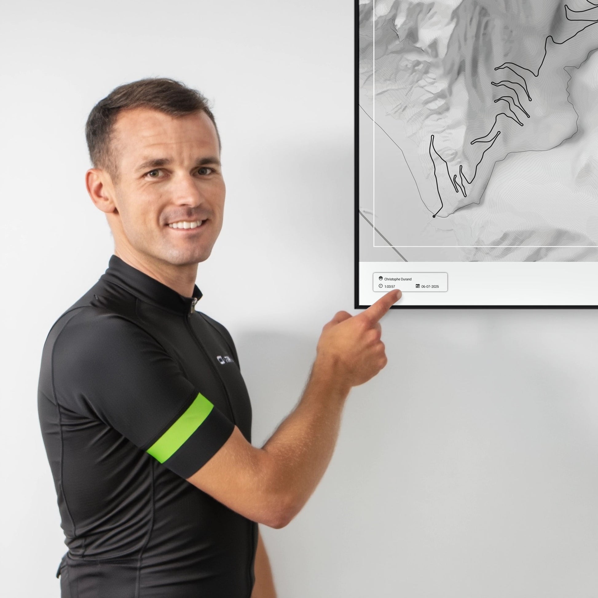 Alpe d'Huez Personalized Cycling Poster