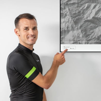 Alto de l'Angliru personalized poster