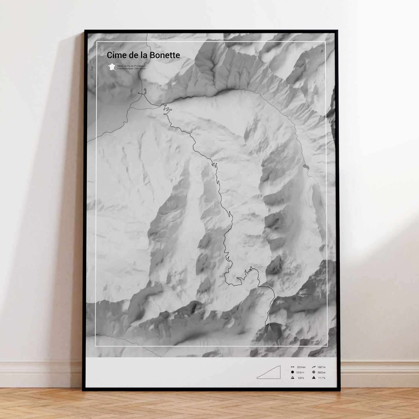 Cime de la Bonette poster