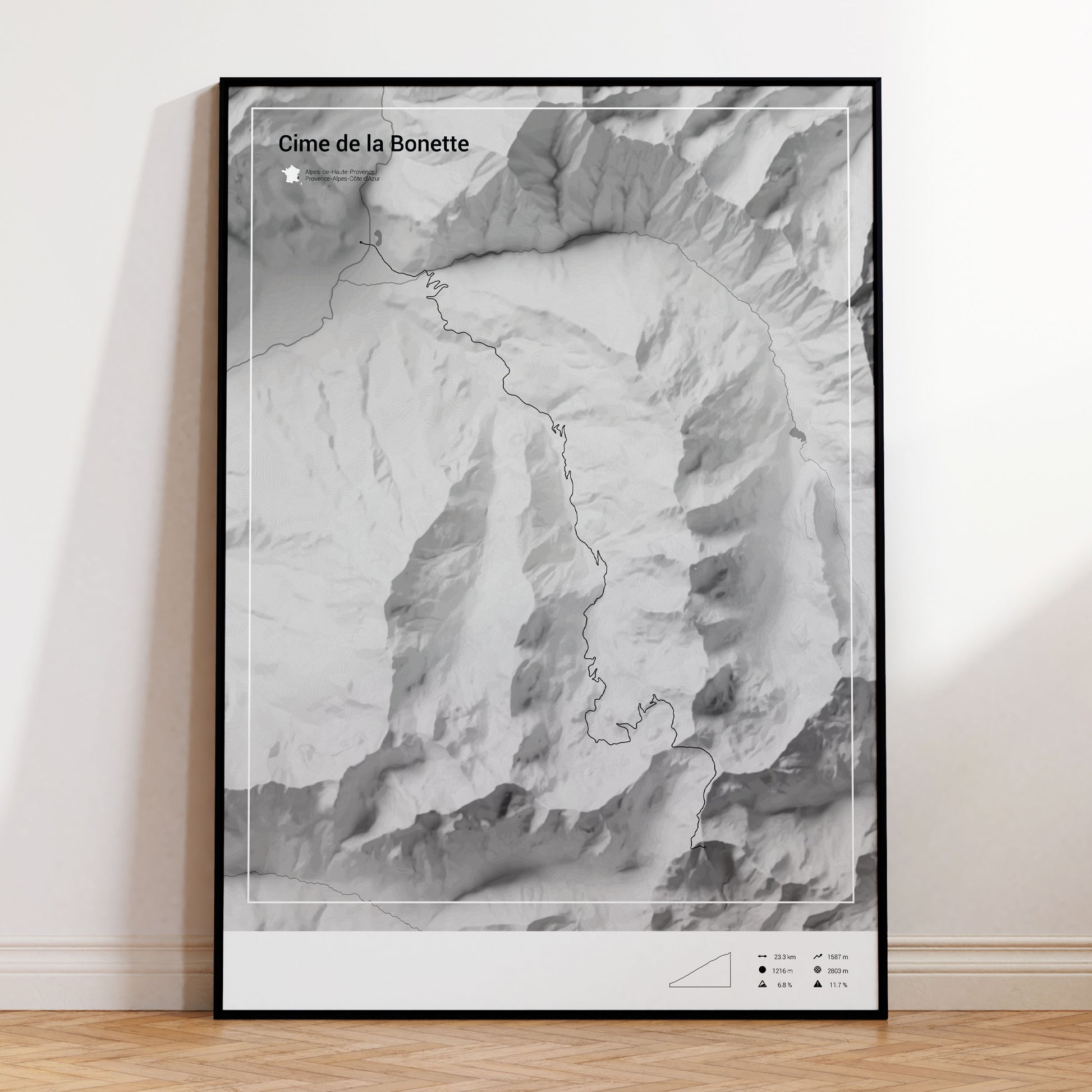 Cime de la Bonette poster