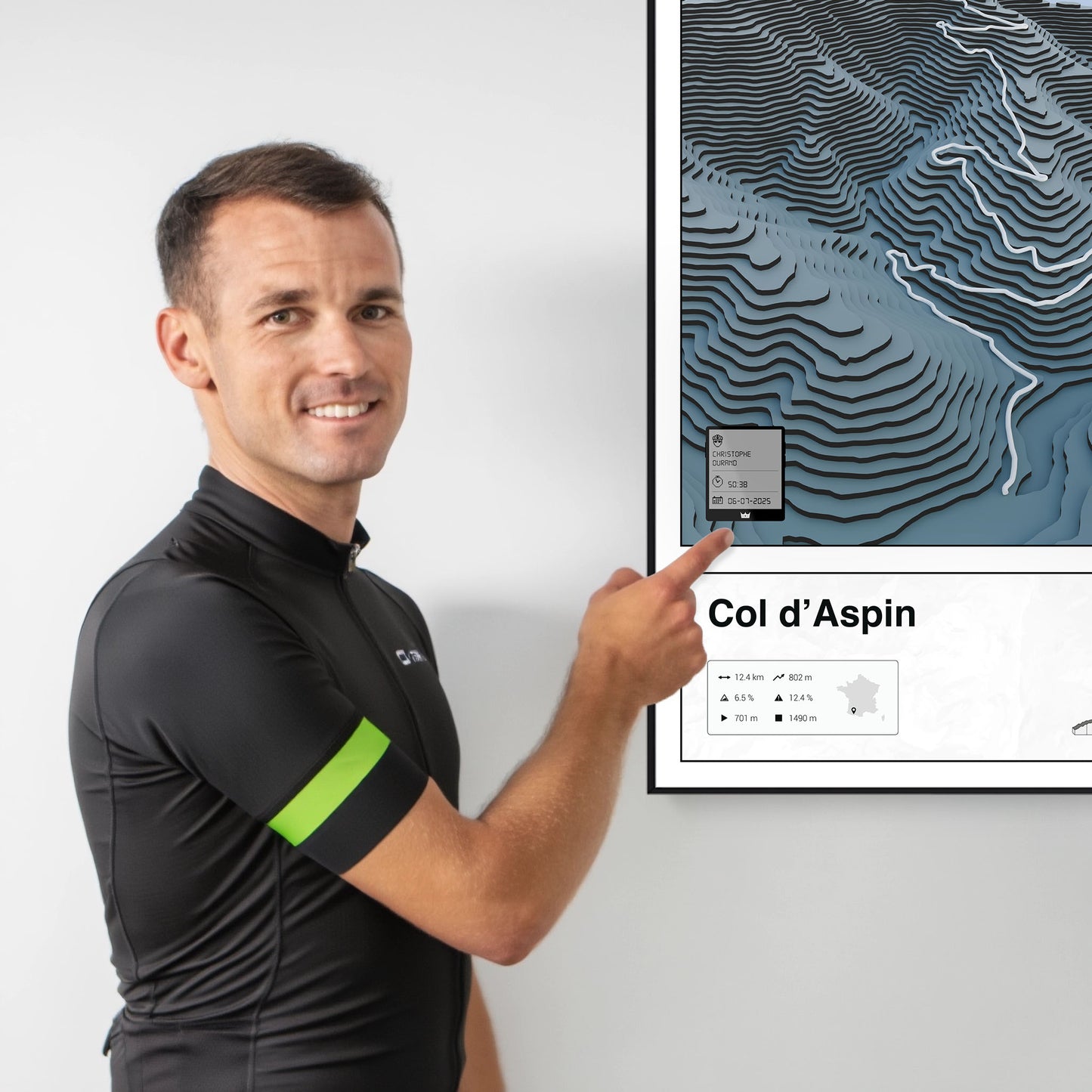 Col d'Aspin personalized poster