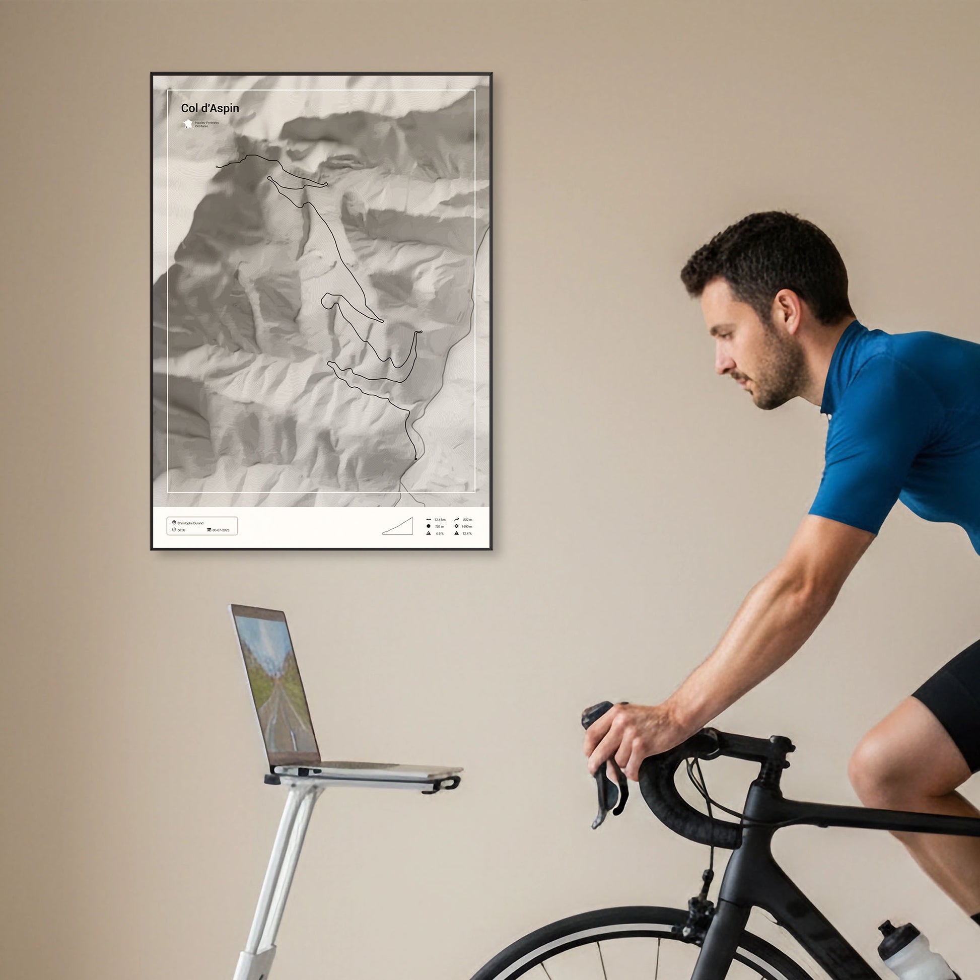 Col d'Aspin personalized poster