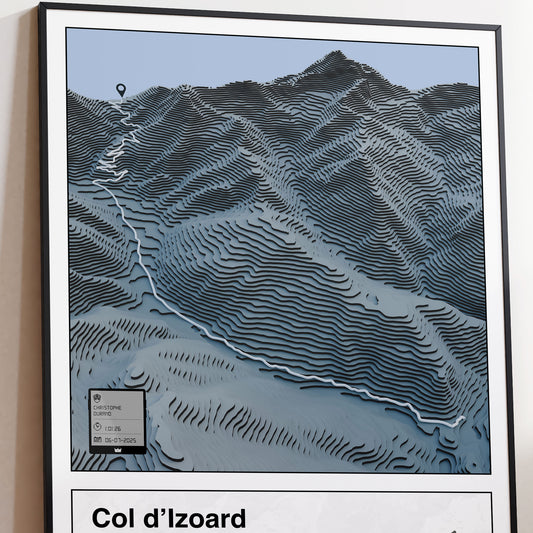 Col d'Izoard personalized poster