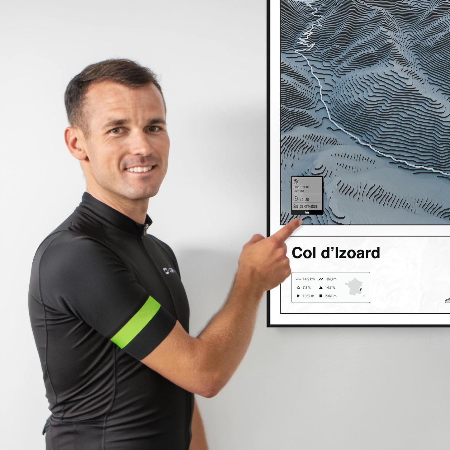 Col d'Izoard personalized poster