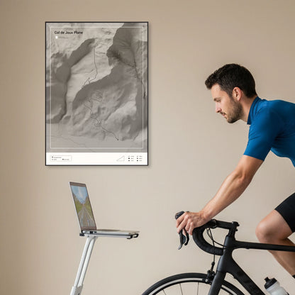 Col de Joux Plane personalized poster