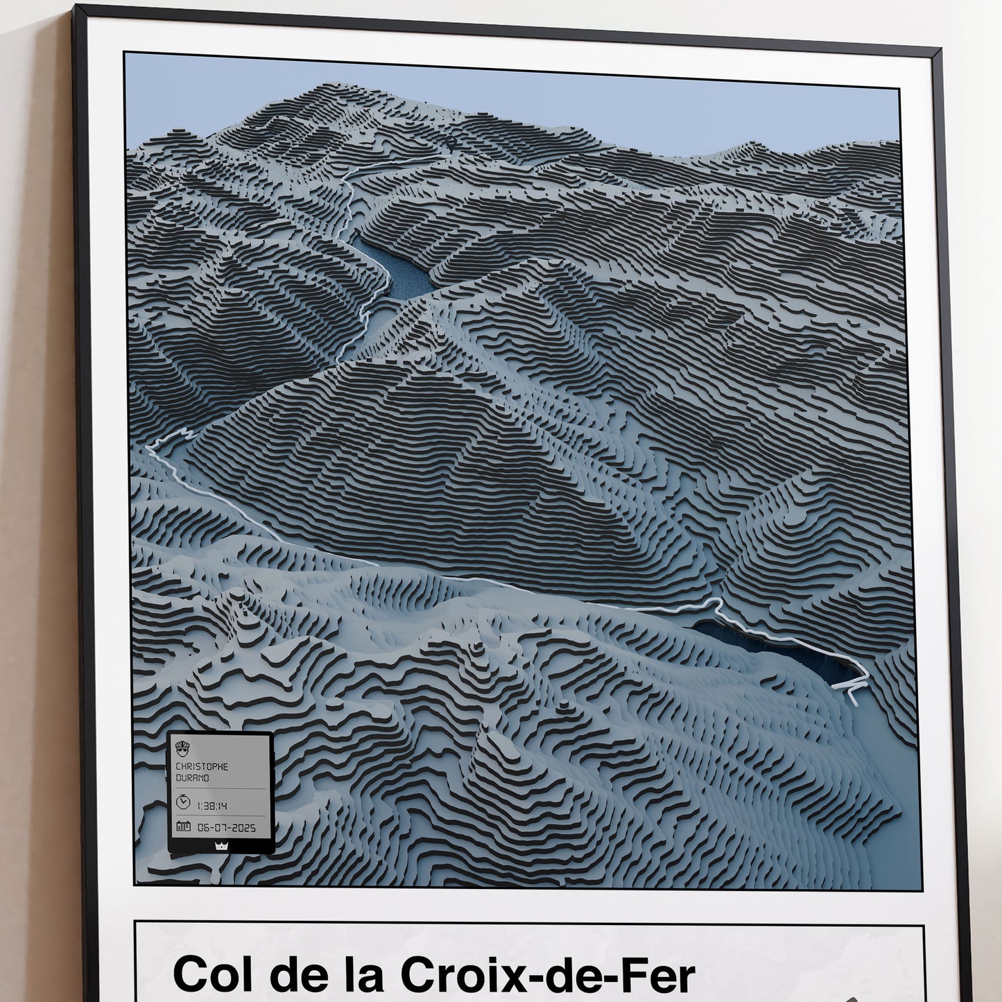 Col de la Croix-de-Fer personalized poster
