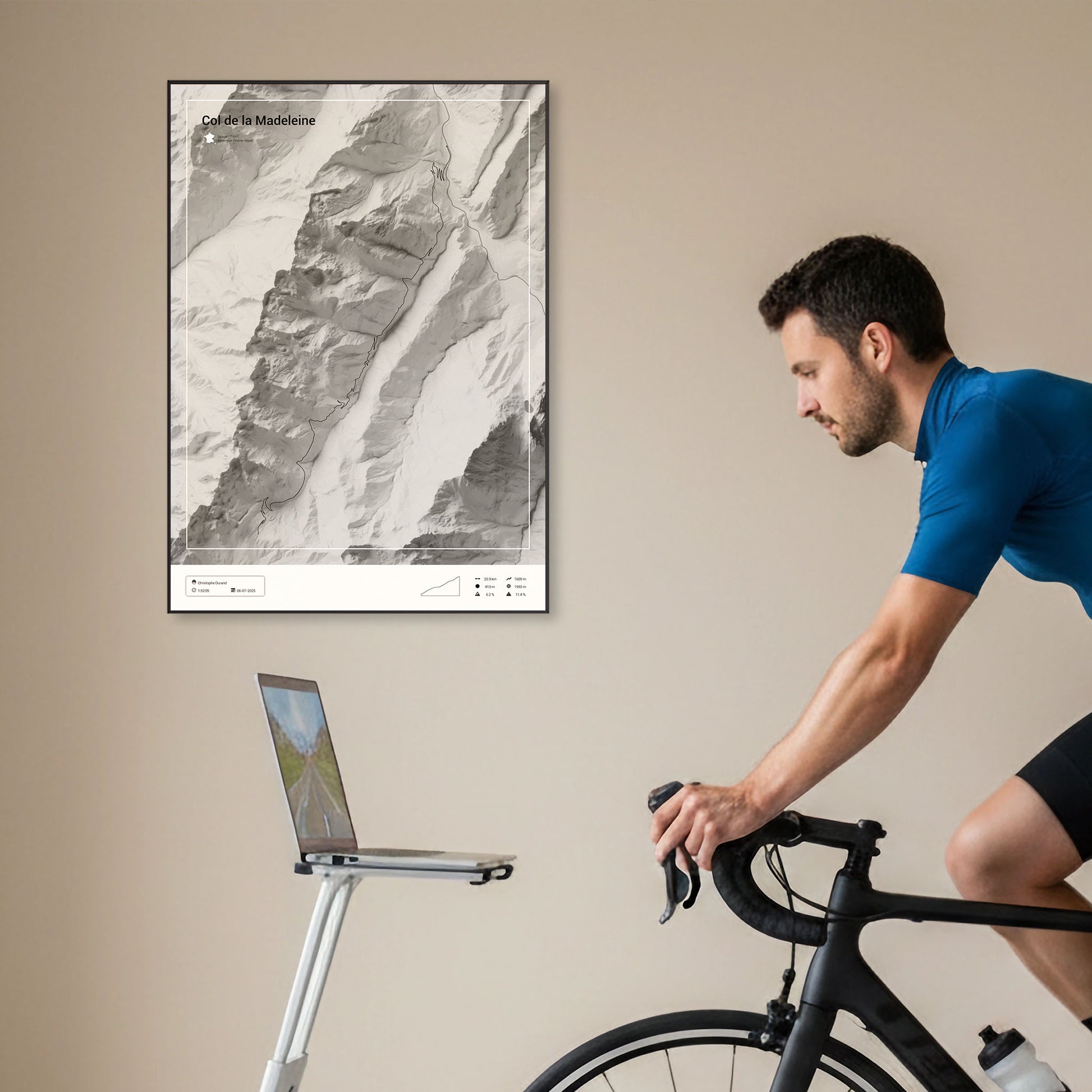 Col de la Madeleine personalized poster