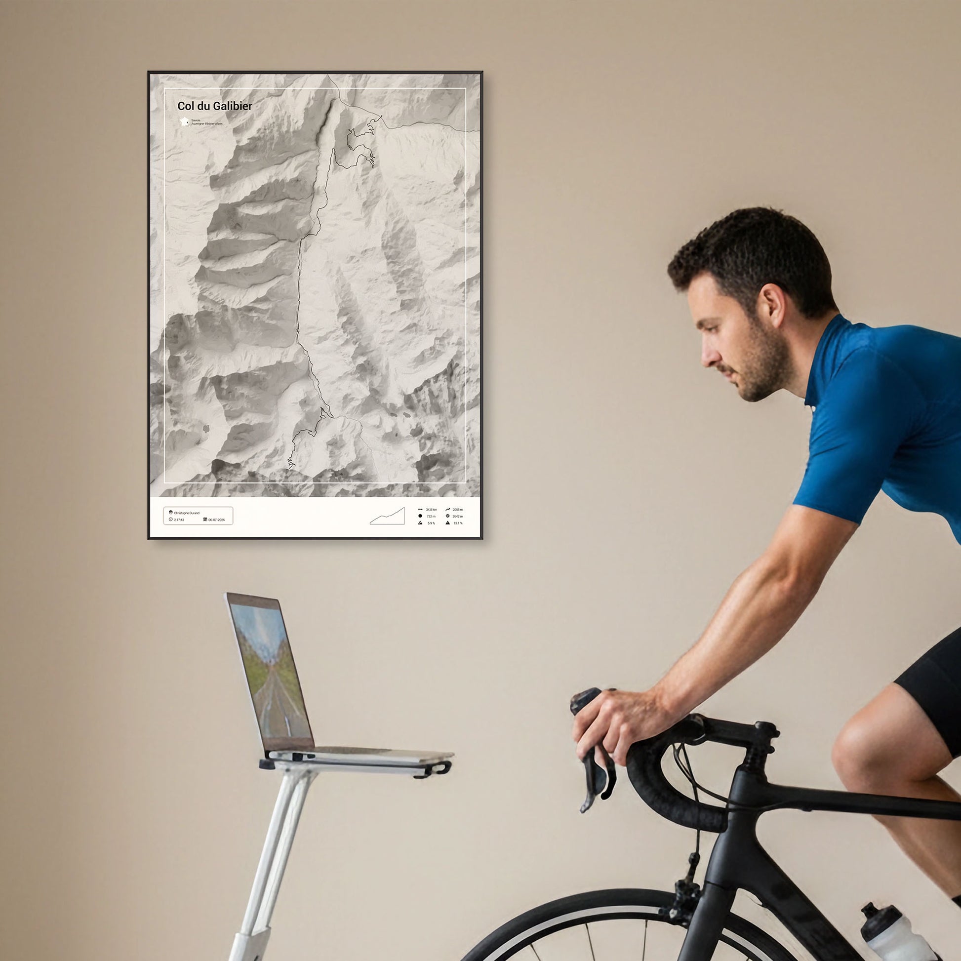 Col du Galibier personalized poster