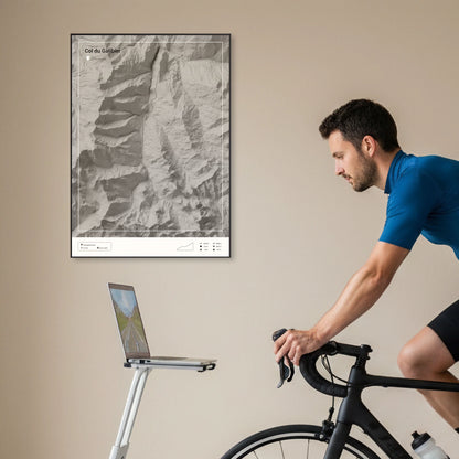 Col du Galibier personalized poster