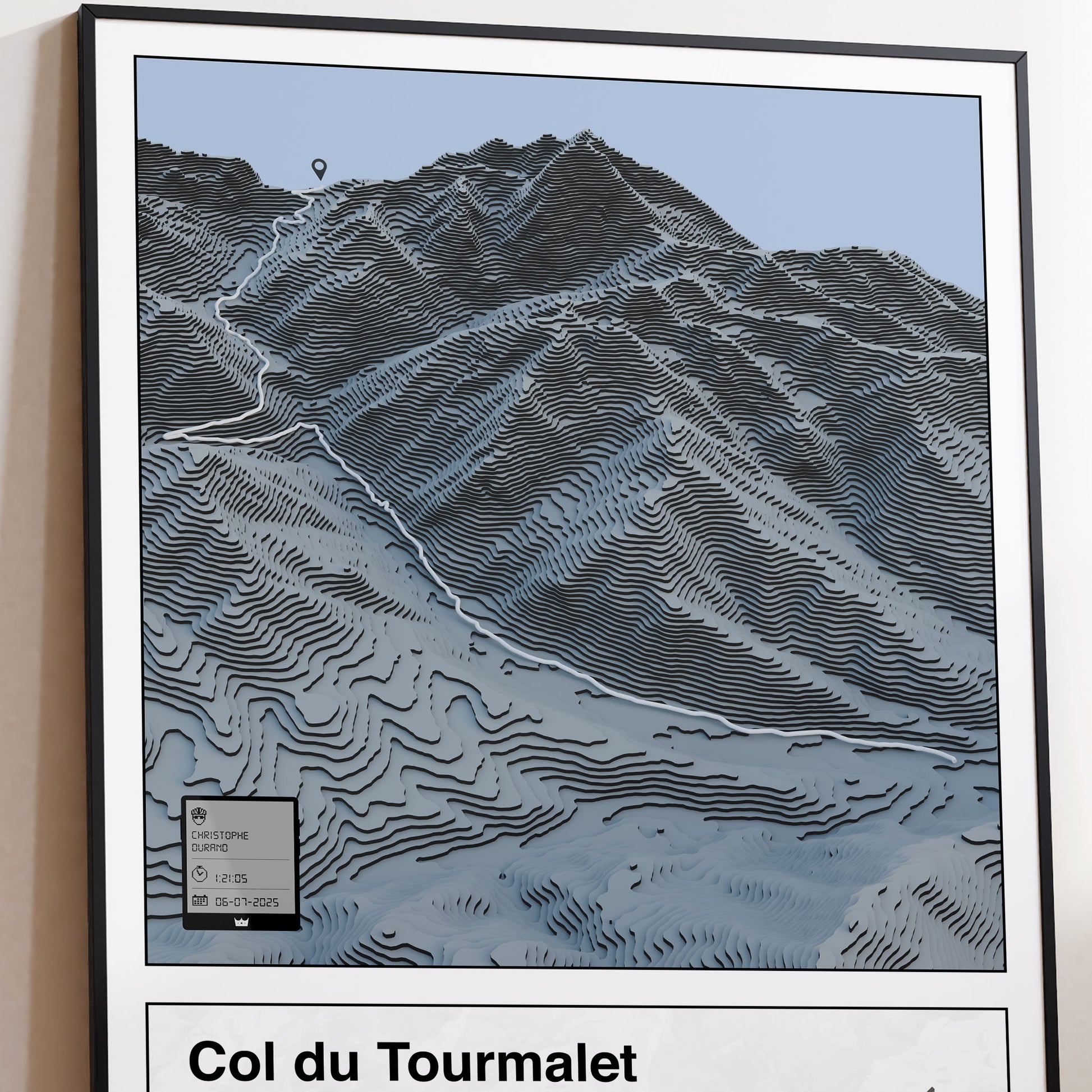 Col du Tourmalet personalized poster