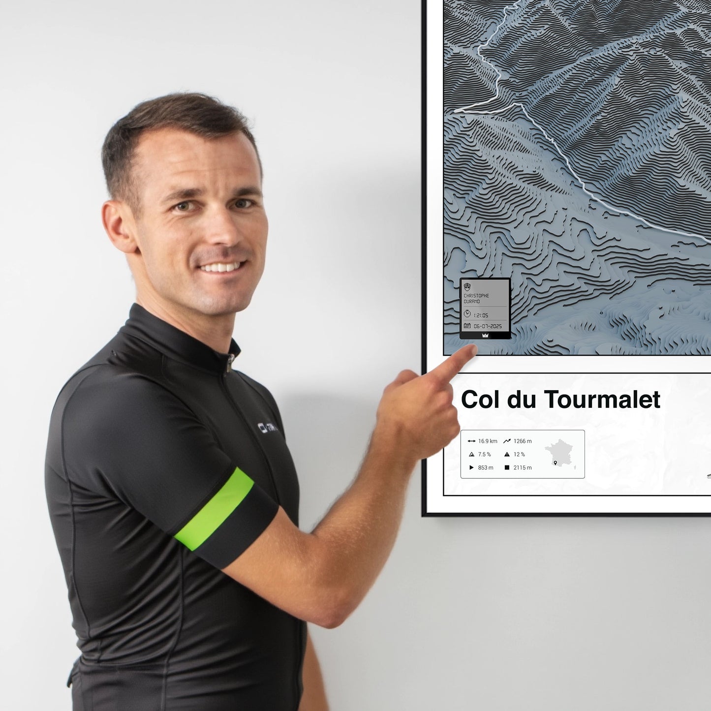 Col du Tourmalet personalized poster