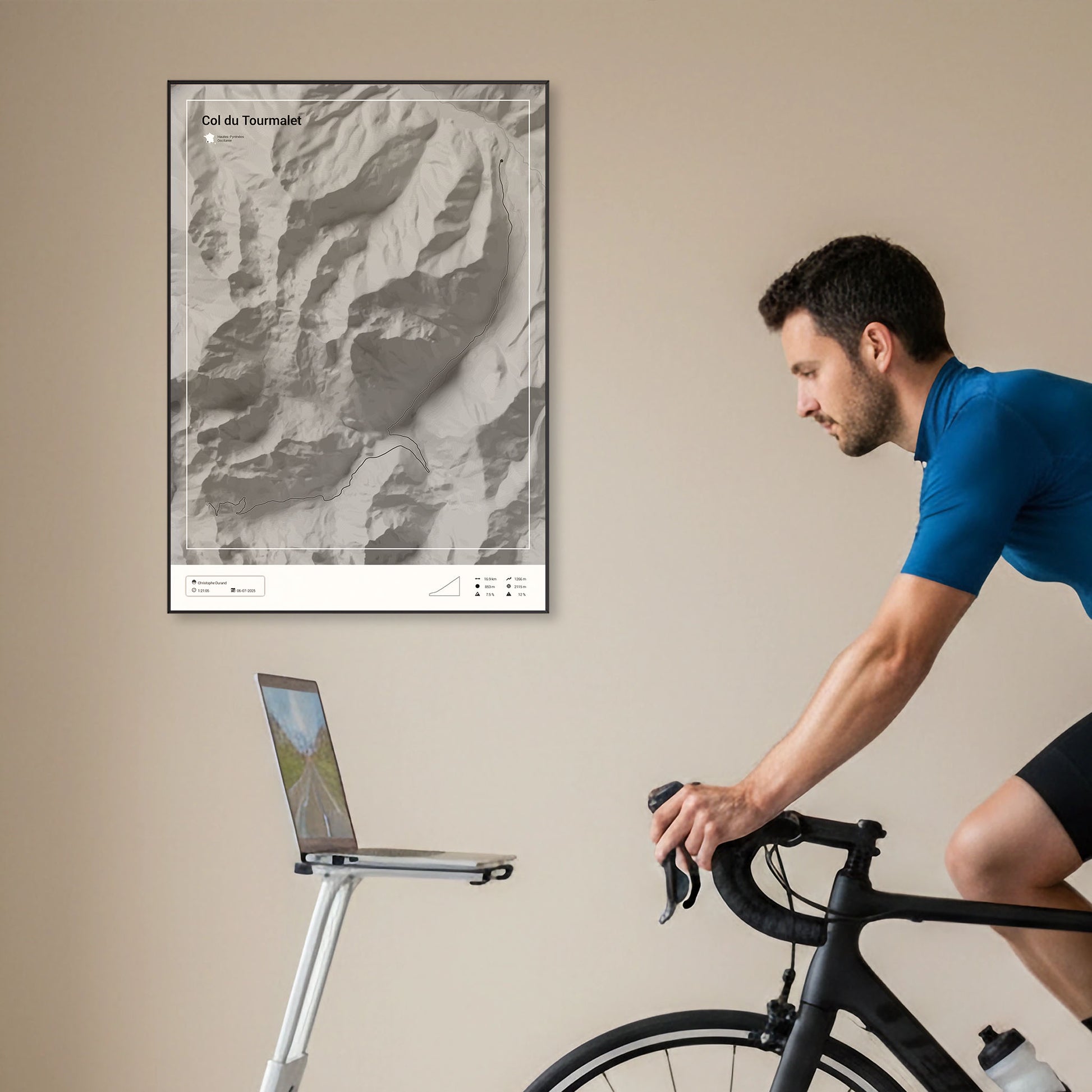 Col du Tourmalet personalized poster
