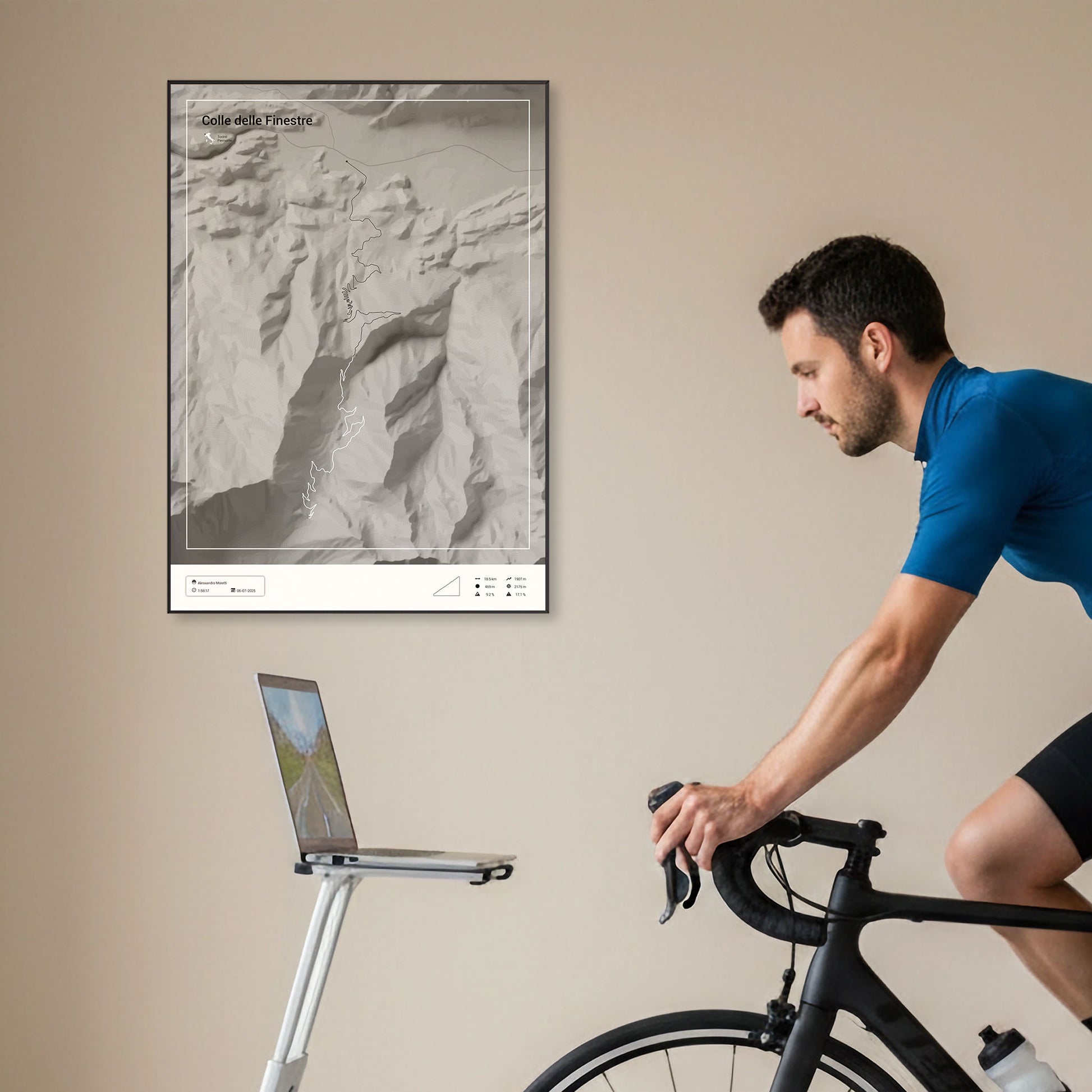 Colle delle Finestre personalized poster