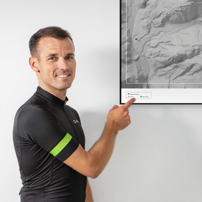 Monte Zoncolan personalized poster