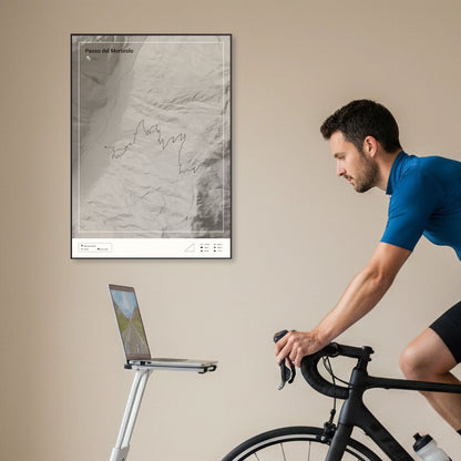 Passo del Mortirolo personalized poster