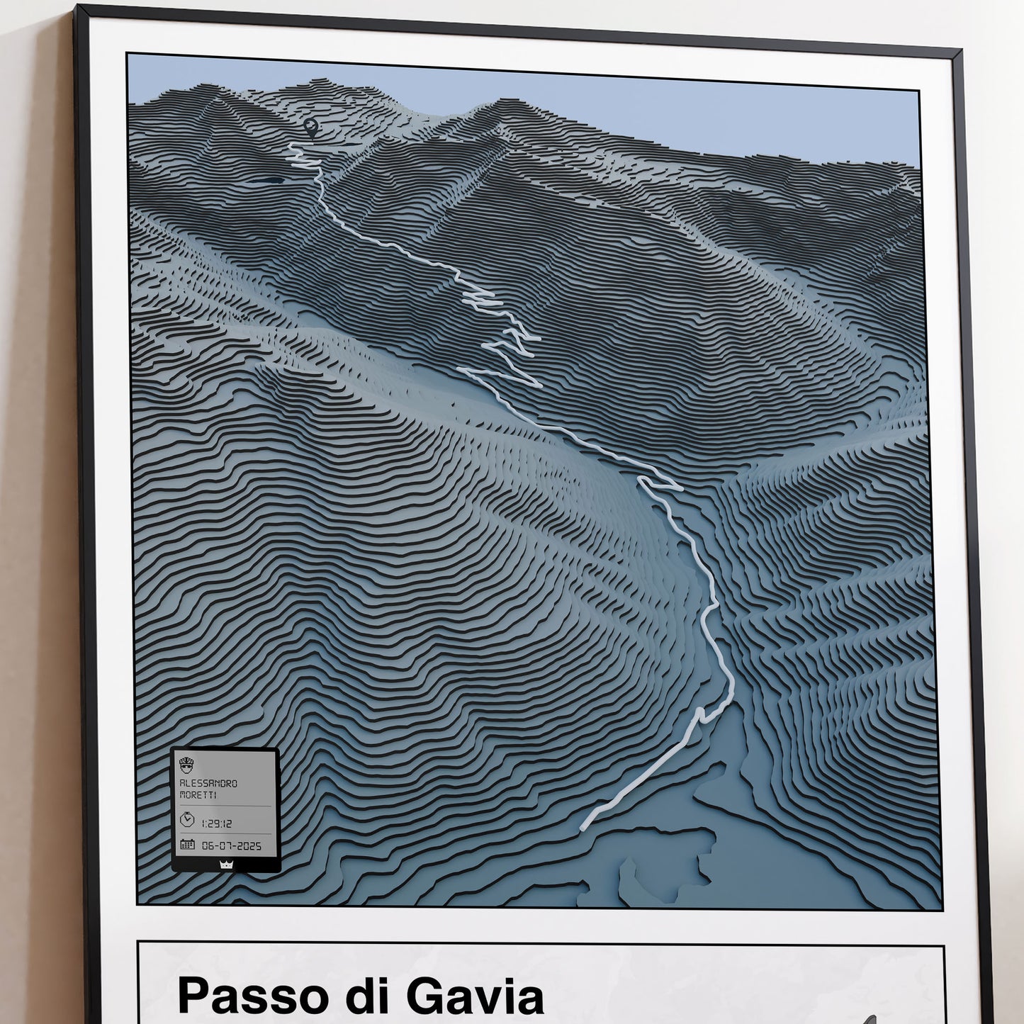 Passo di Gavia personalized poster