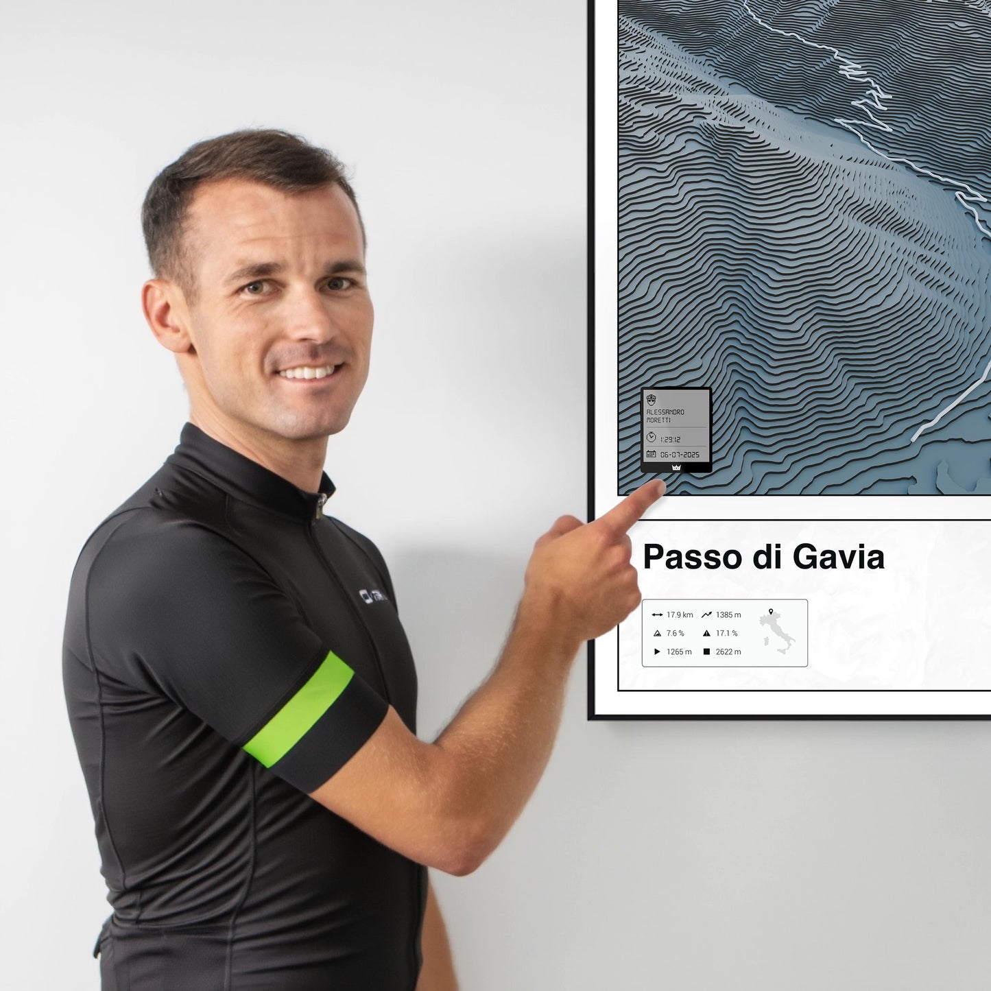 Passo di Gavia personalized poster